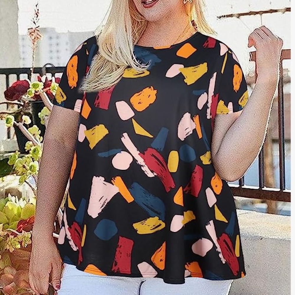 Colorful tunic top - Picture 2 of 3